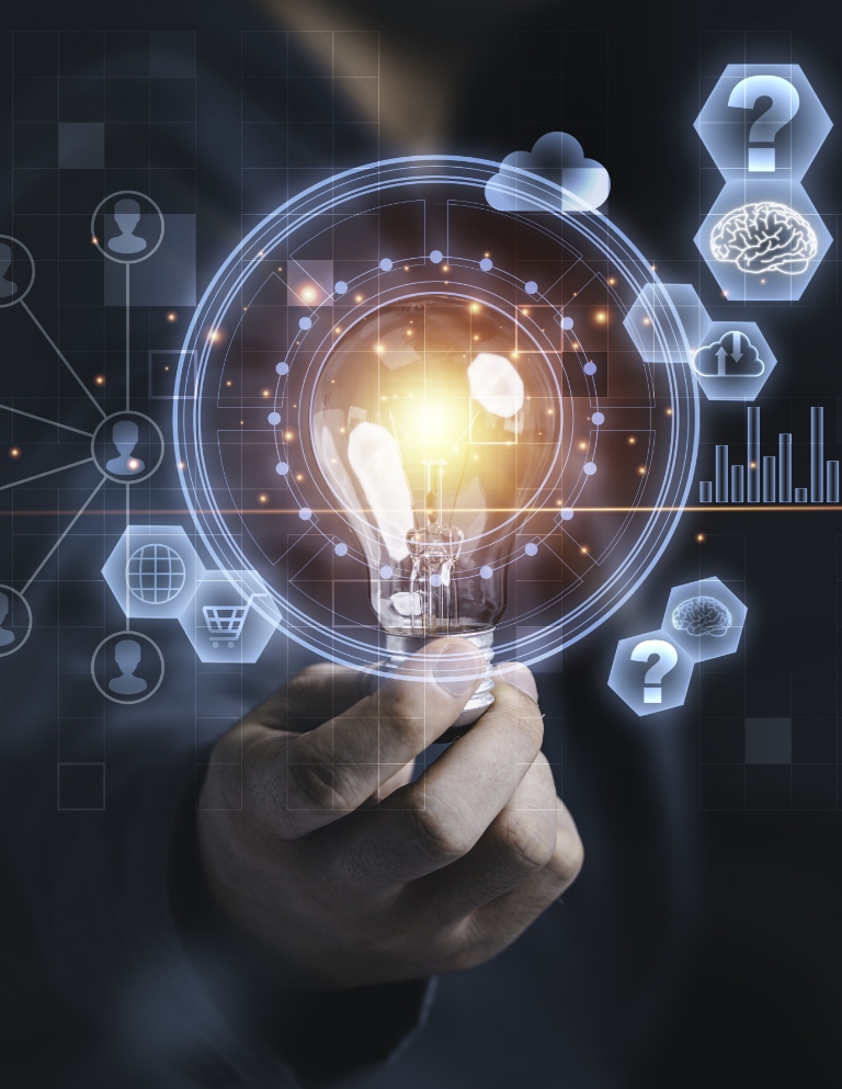 kilka wiszących żarówek